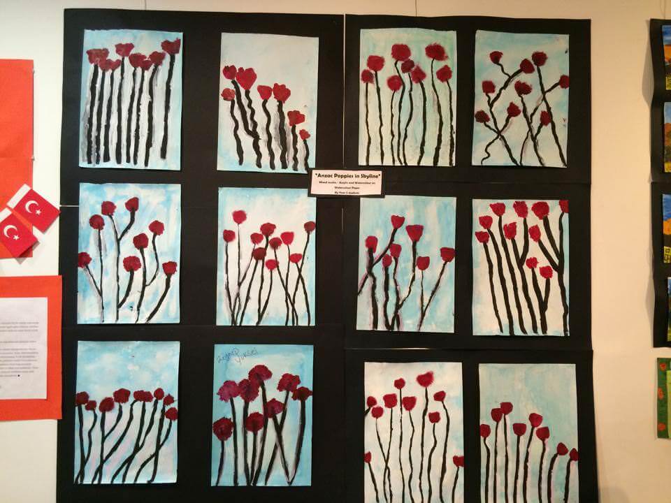 fig6-watercolour-and-acrylic-poppies | Art Education Victoria